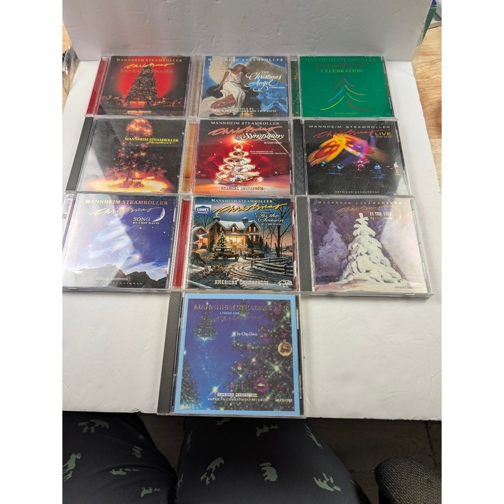 Mannheim Steamroller CD lot of 10‎ Holiday New Age American